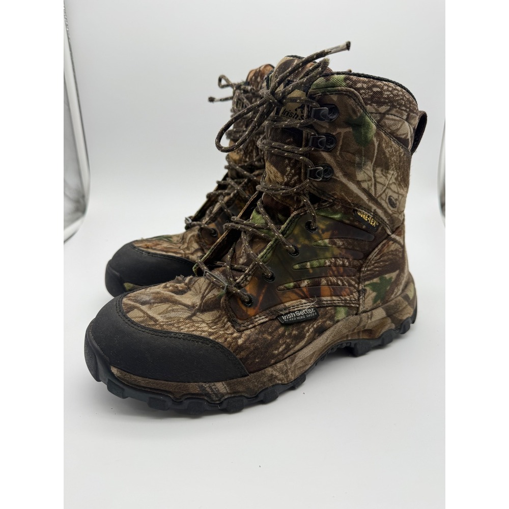 Irish Setter Red Wing Mens 9 E2 Camo Gore-Tex Waterproof Hunting Boots